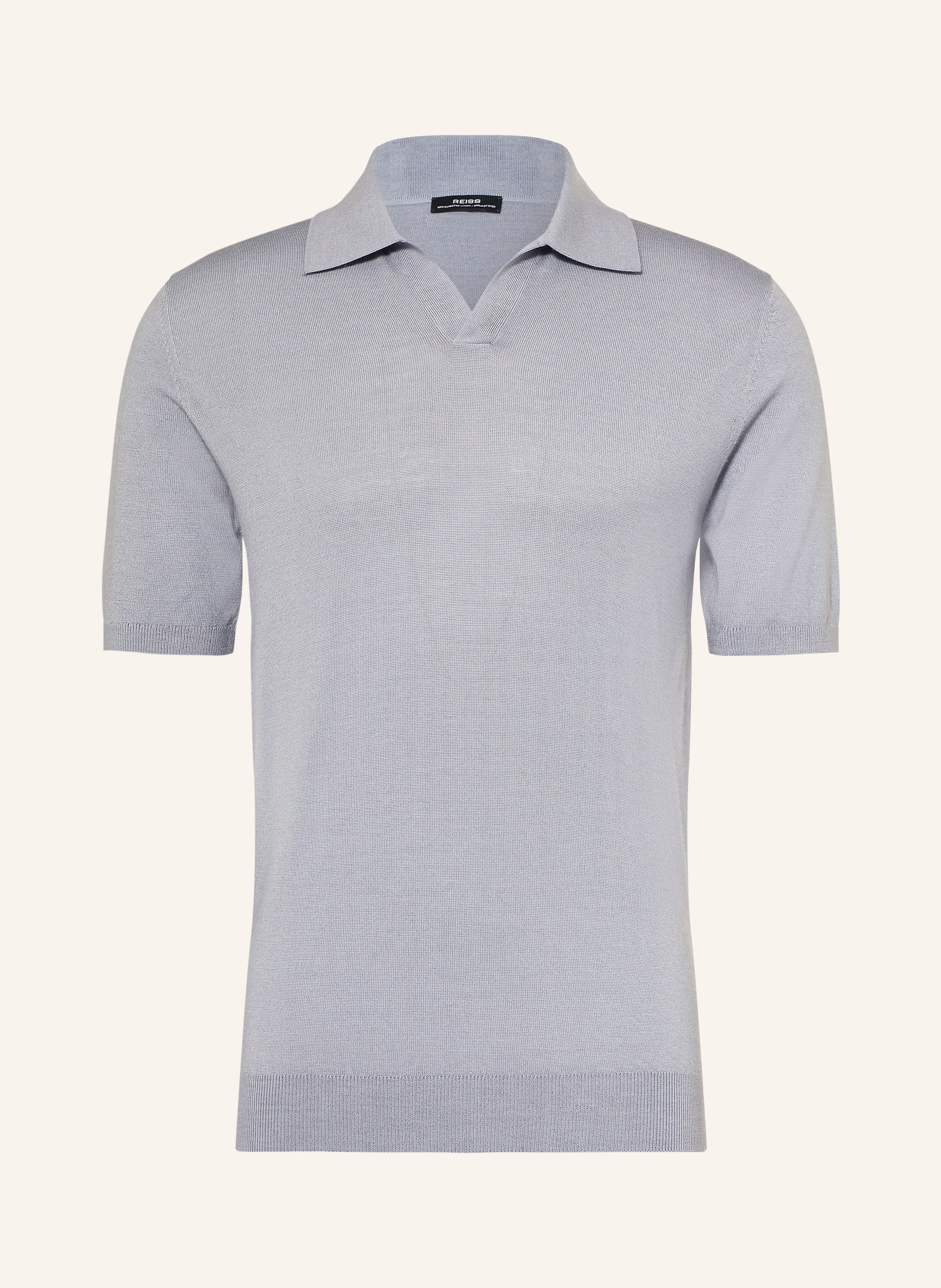 REISS Strick-Poloshirt ROOK