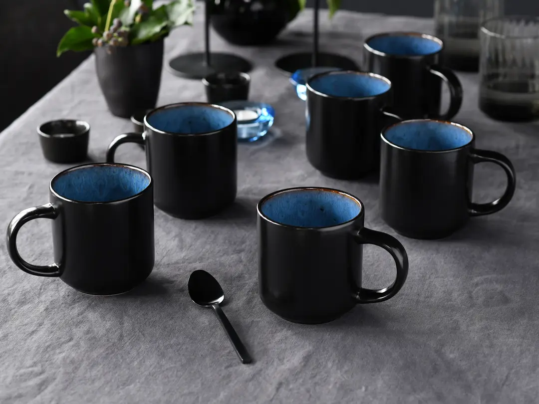 Kaffeebecher 6er-Set Nordic Fjord