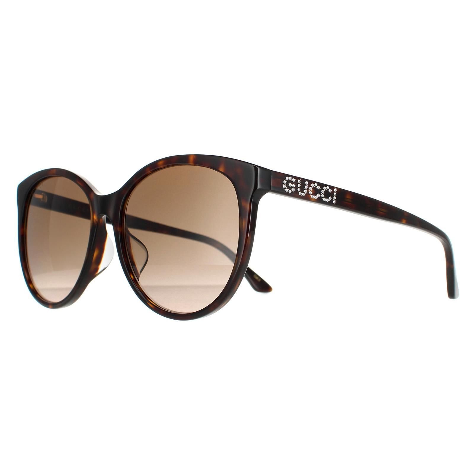 Gucci Round Havana Brown Gradient GG0729SA