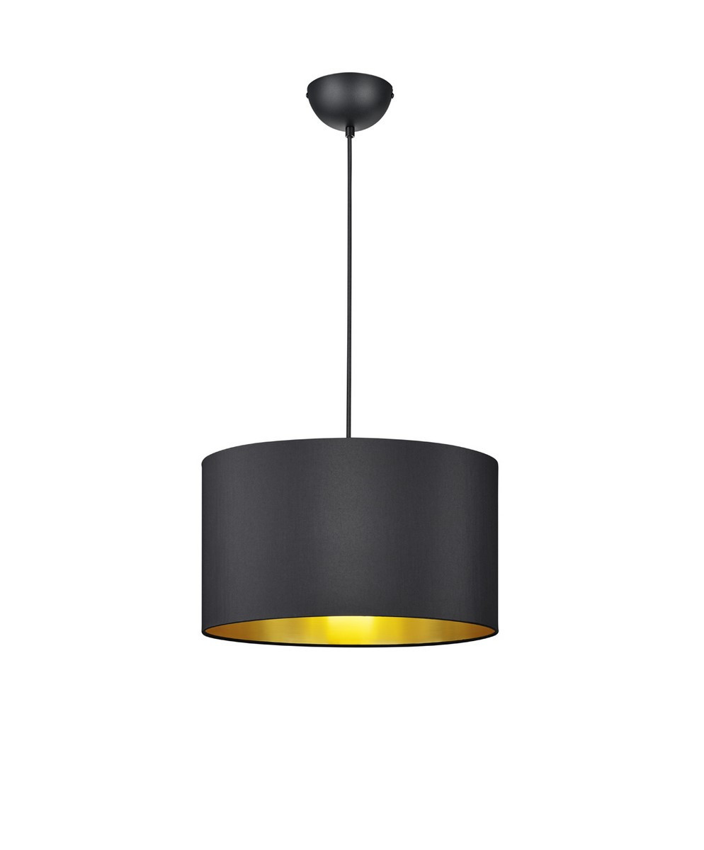 Lampa wisząca czarno-złota HOSTEL 1xE27x60W wym: 150x40x40 cm Trio