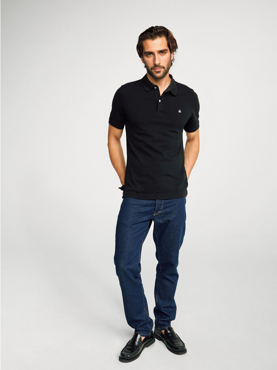 Slim fit polo