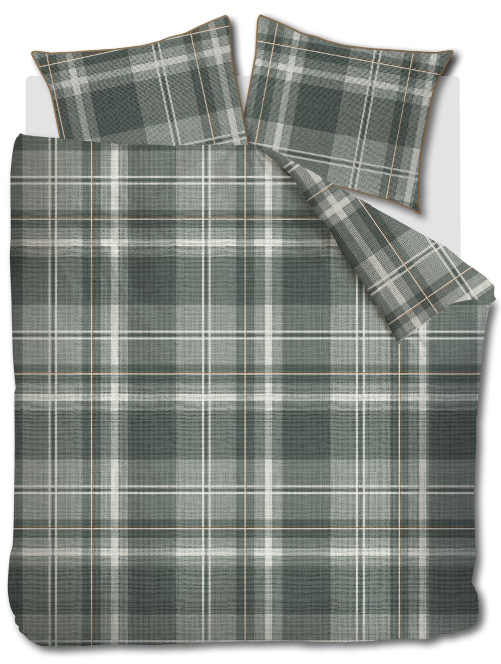Rivièra Maison Tartan Check - 260 x 200/220 cm - Groen