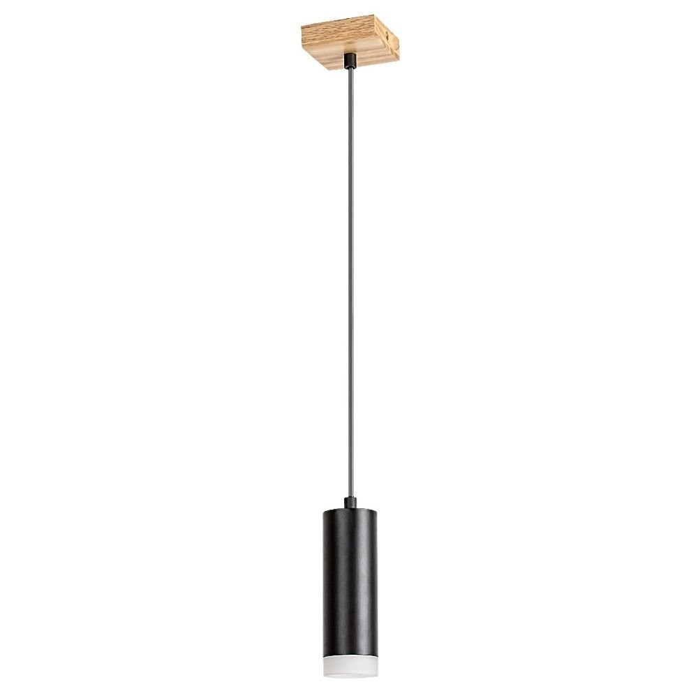 Lampa wisząca dąb-czarna Toras 1xGU10x15W wym: 150x6x6 cm Rabalux