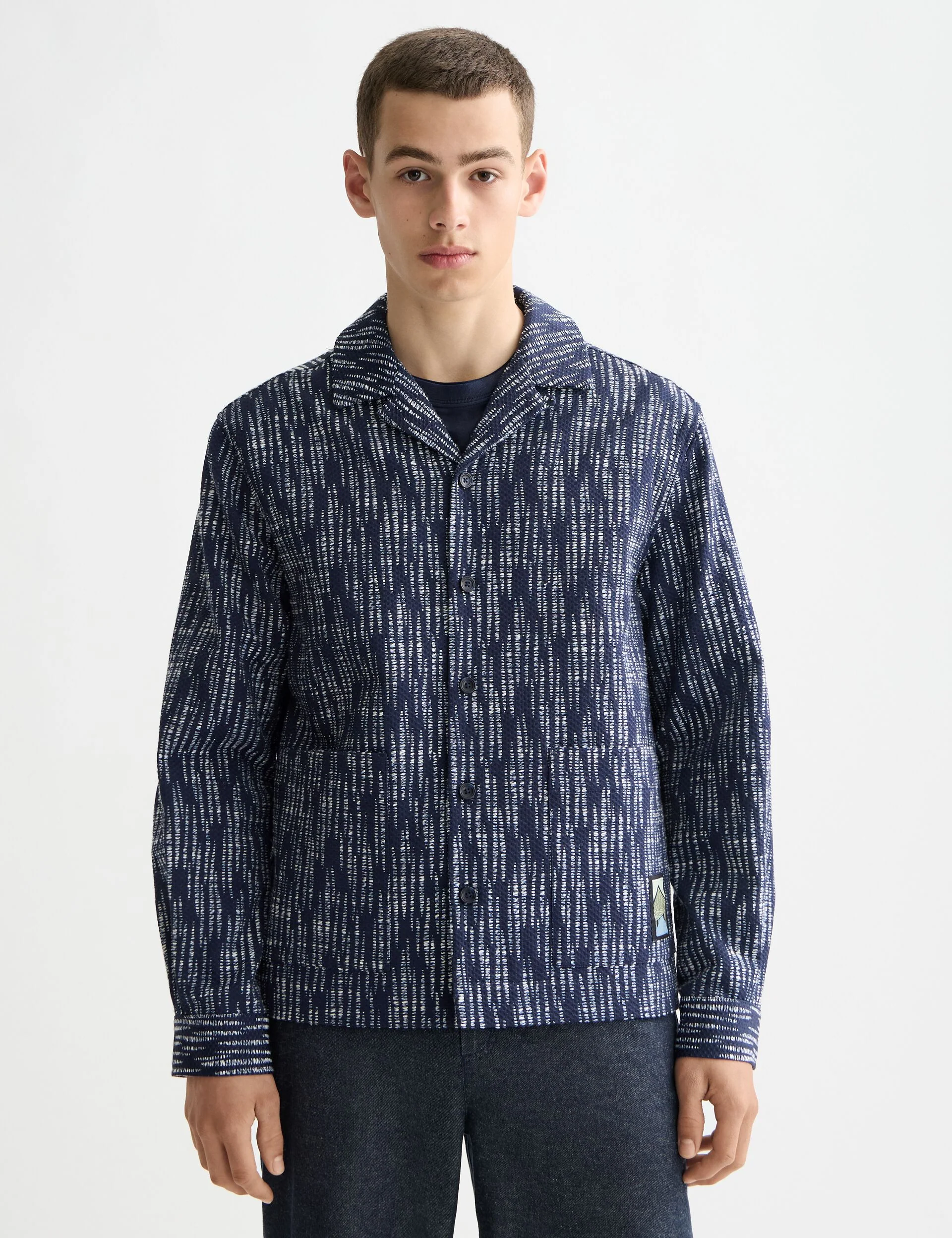 Jacquard overshirt