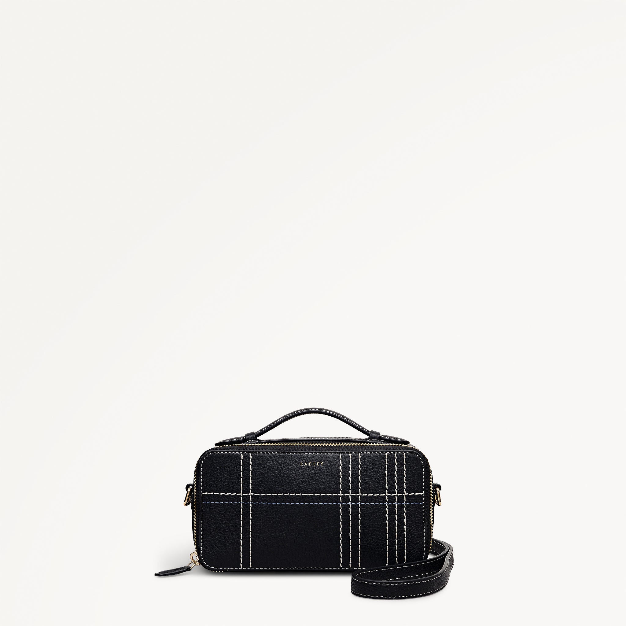 Calvert Way - Check - Small Ziptop Cross Body