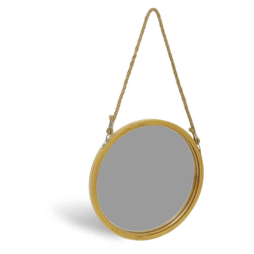 Miroir rond bambou Ø30cm