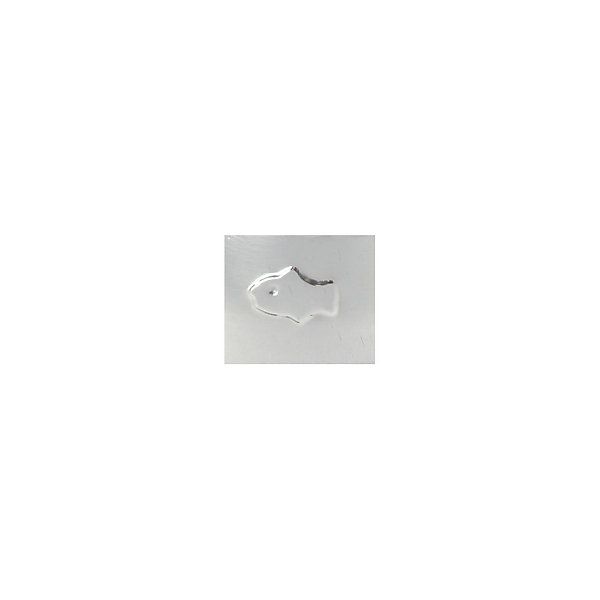 Gamelle en acier inox motif poisson D 15 cm 0.2 Litrespour chat