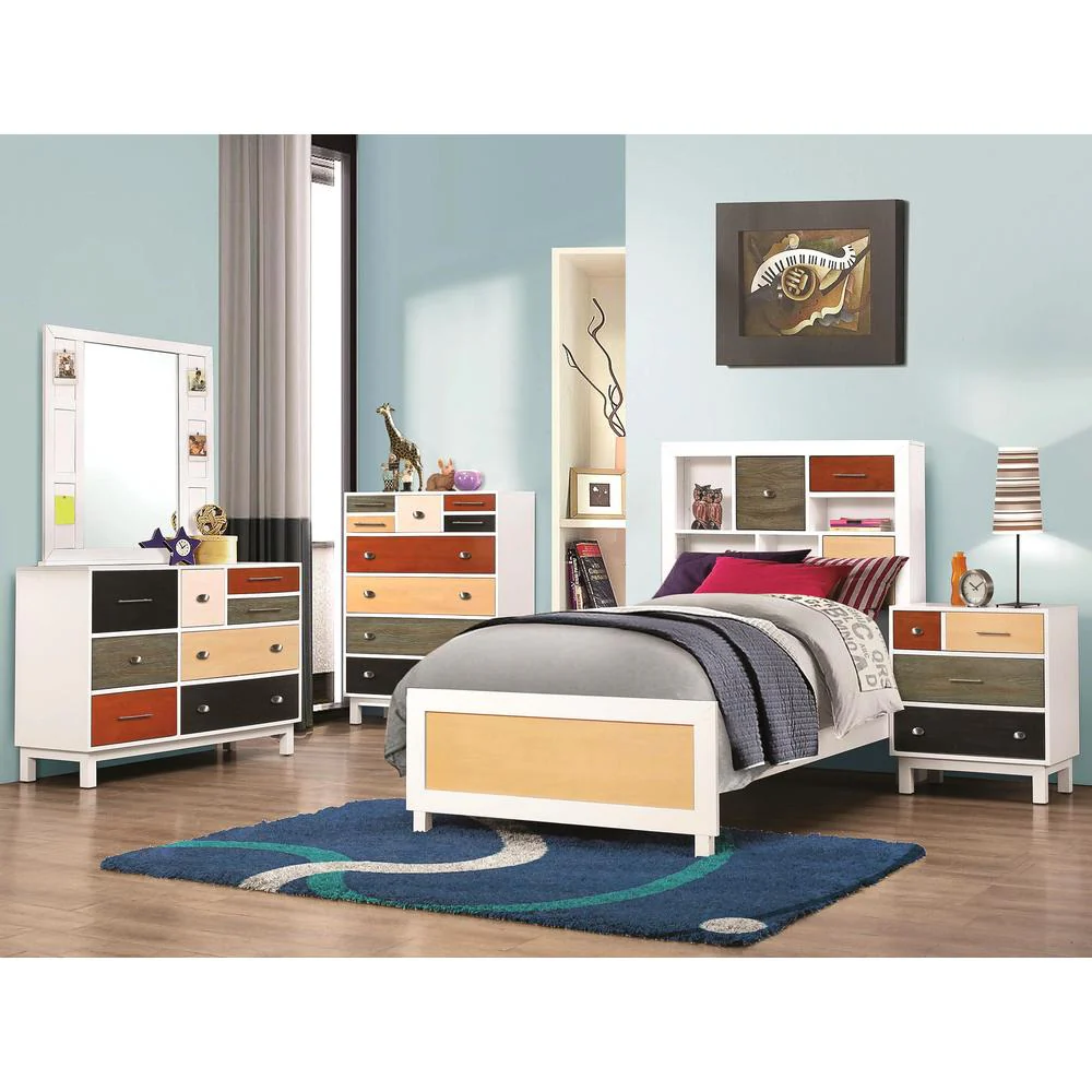 Madison Storage Headboard Multi-colored Bedroom Chest