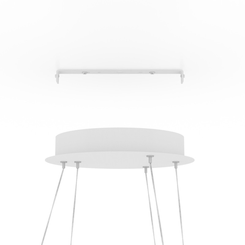 Suspension LED Lobinero-Z connectée blanche Ø 58 cm 43,2 W