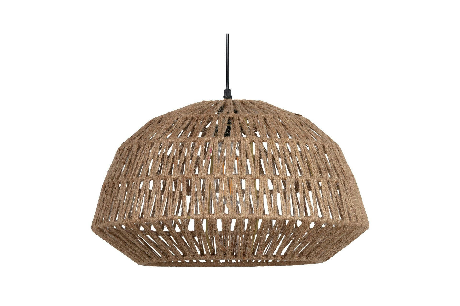 KACE - Suspension lampe en jute beige