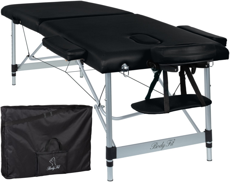 Łóżko do masażu FUNFIT HOME&GARDEN stół 2 segmentowy aluminiowy XXL  torba