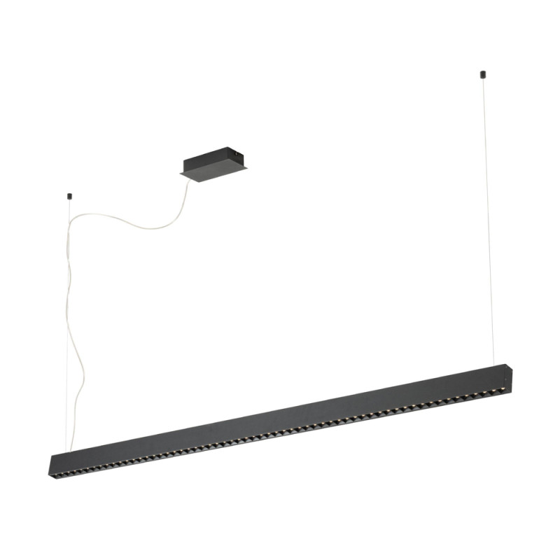 Suspension LED Termini noire dimmable 30,5 W et 2 x 7,75 W EGLO