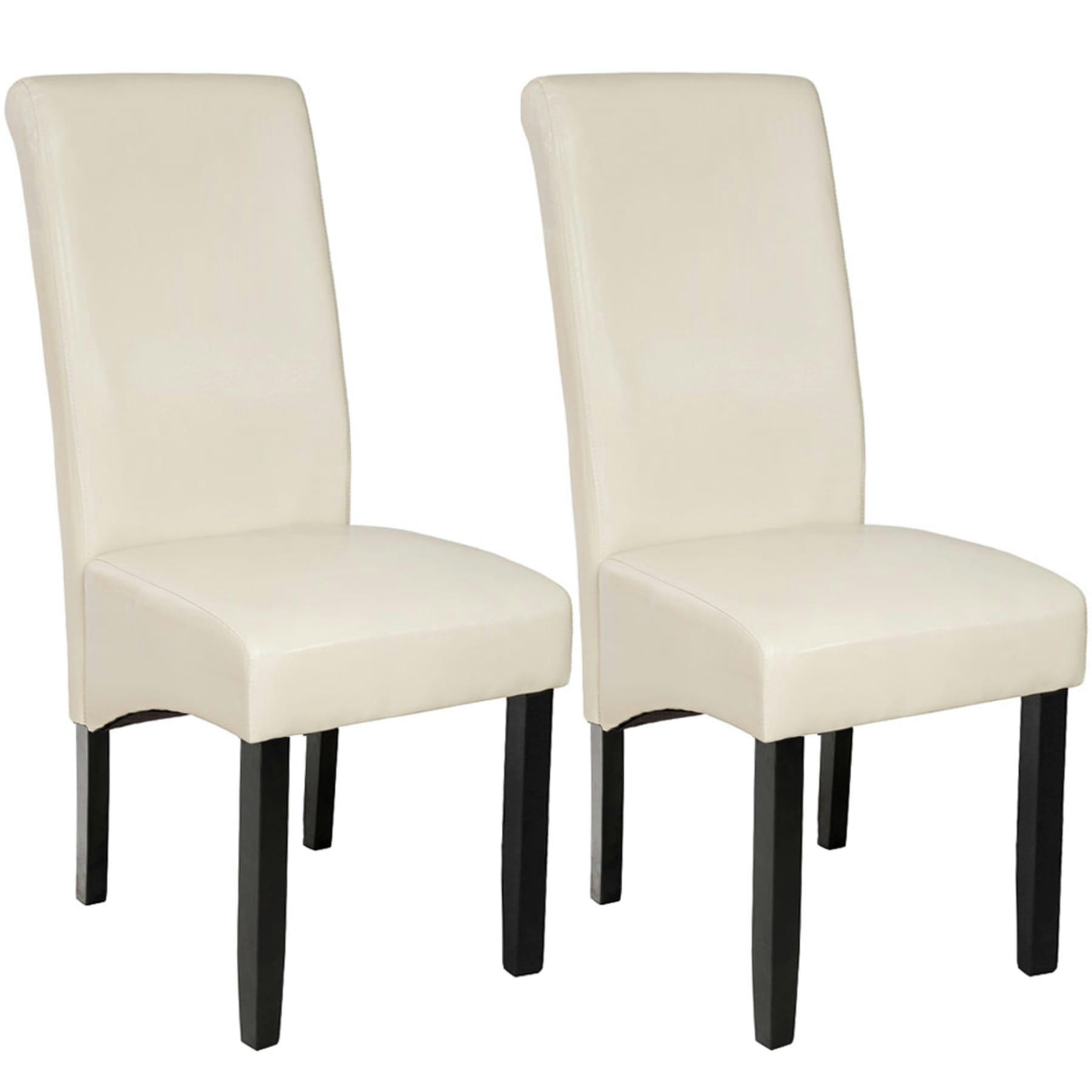 - Ensemble de 2 chaises de salle à manger Rembourré avec revêtement