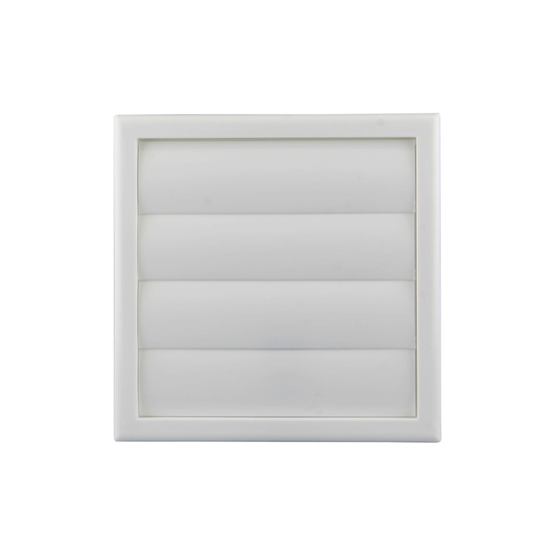 Grille de hotte en PVC encastrable blanche 187 x 187 mm RENSON