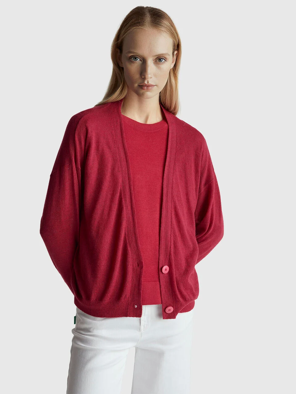 Light cardigan in alpaca blend