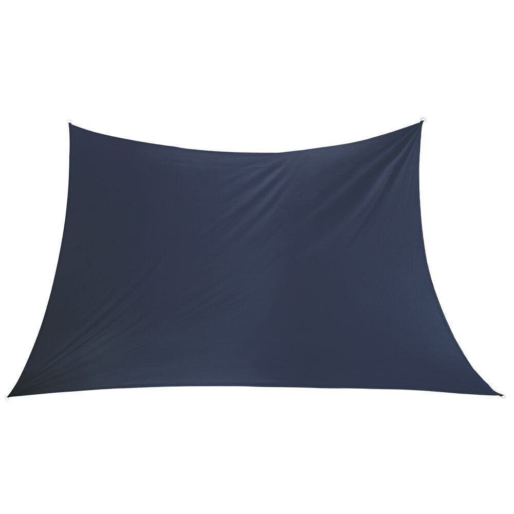 Voile d'ombrage rectangulaire Gala 300x400cm gris