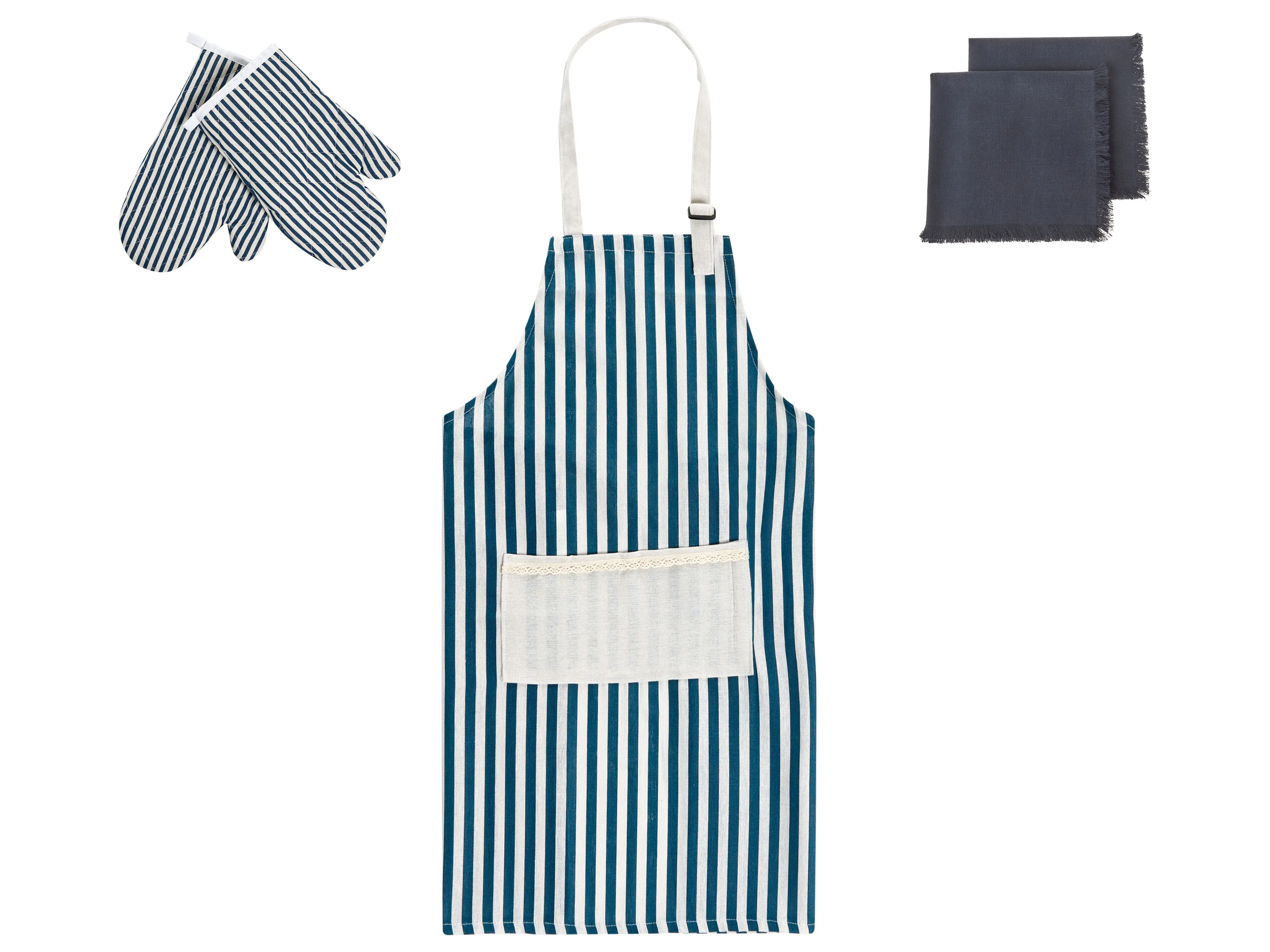 Kitchen Textiles Set CUCUMIS Blue