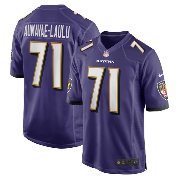 Malaesala Aumavae-Laulu Baltimore Ravens Nike Team Game Jersey -  Purple