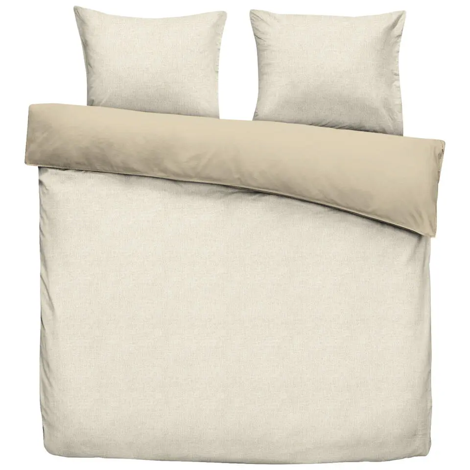 Dekbedovertrek Steve - zand - 240x200 cm