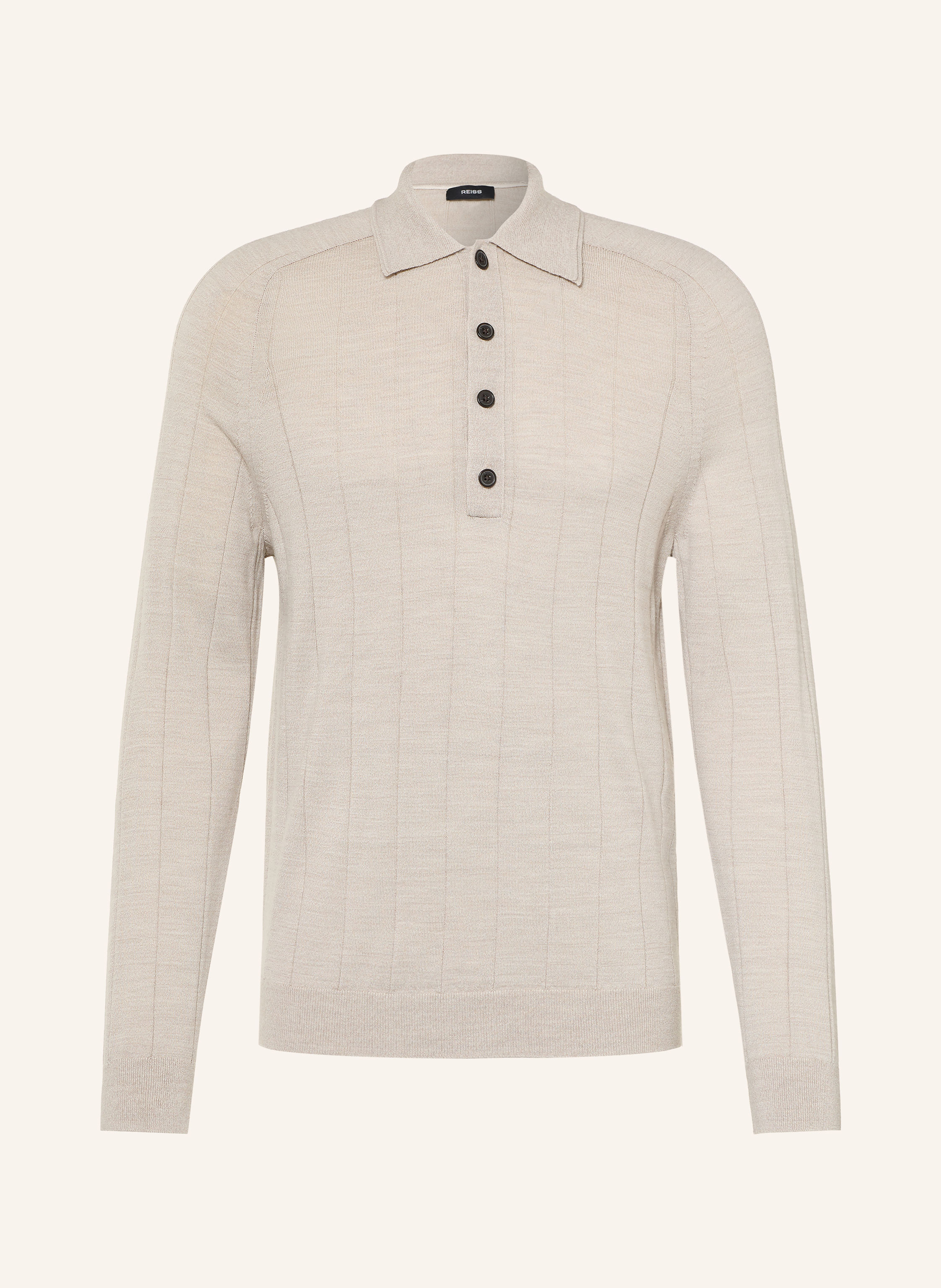 REISS Strick-Poloshirt GREYSON
