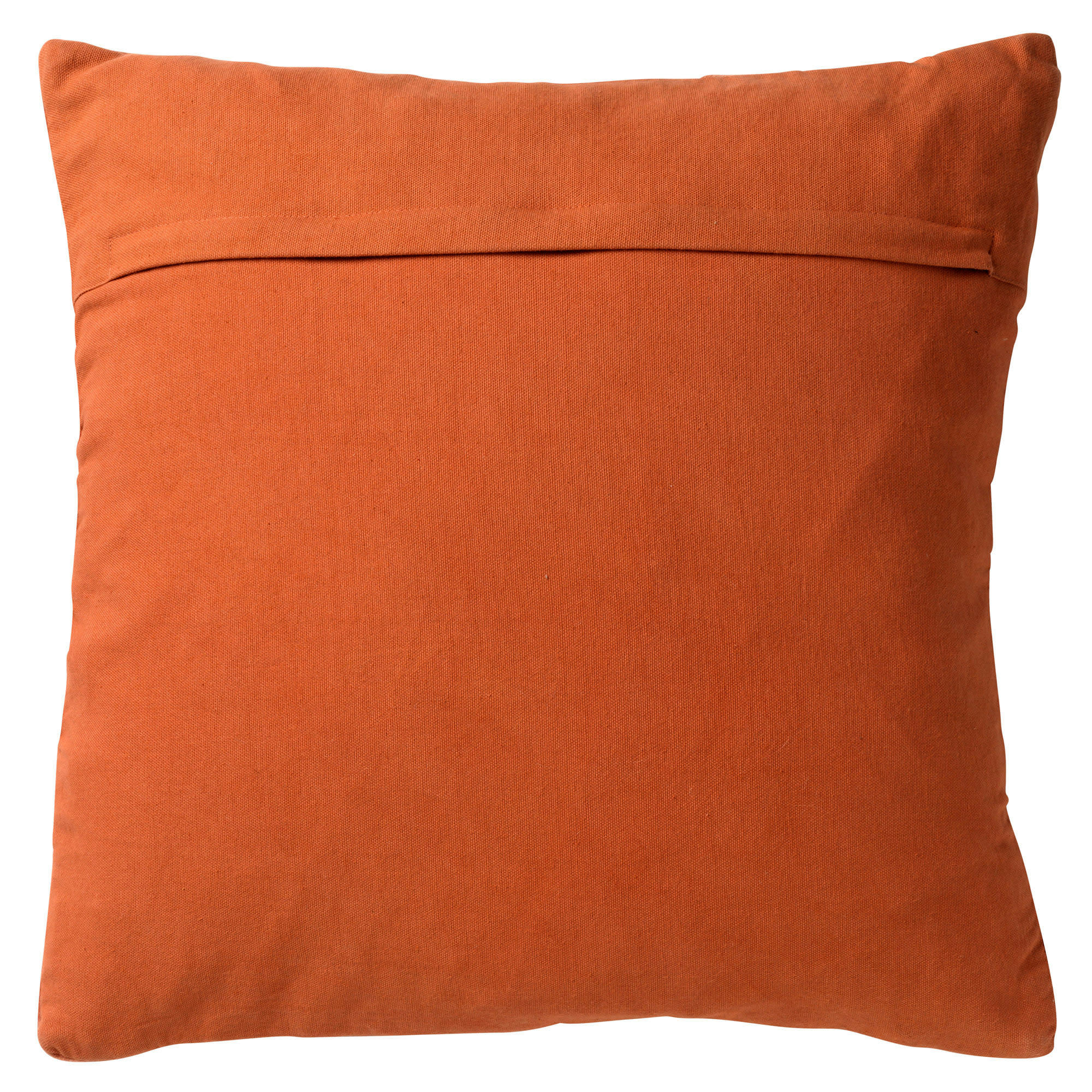 GIDI - Housse de coussin orange en velours-45x45 cm uni