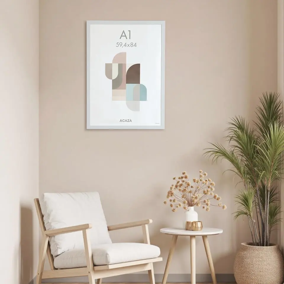 Fotokader A1 - 59,4x84 cm - MDF - Wit