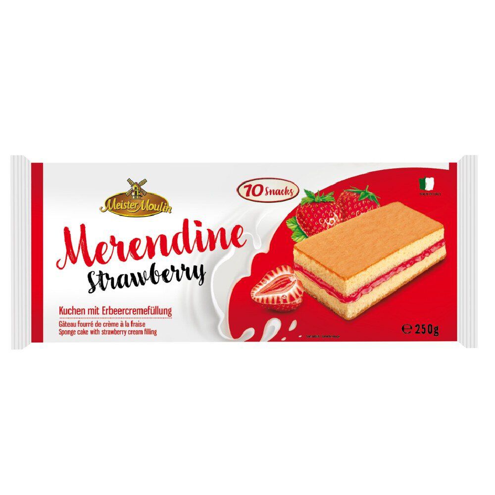 GâTEAU MERENDINE STRAWBERRY DE MEISTER MOULIN x 10