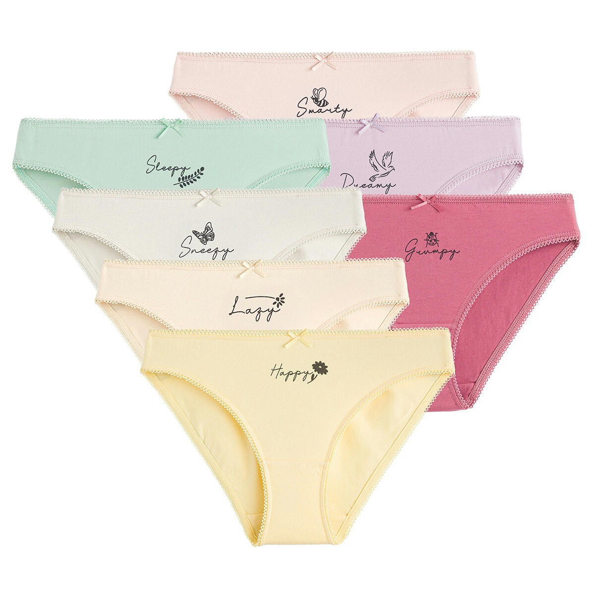 Lot de 7 slips