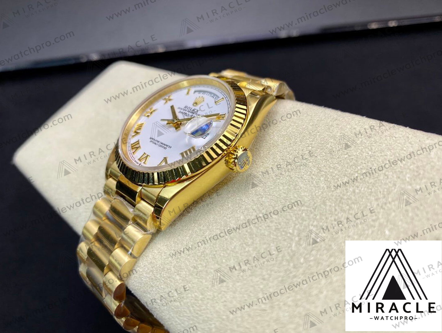 ROLEX-DAY DATE-REF.M128238-ELITE CLONE-36MM(White Dial)-Replica Watch