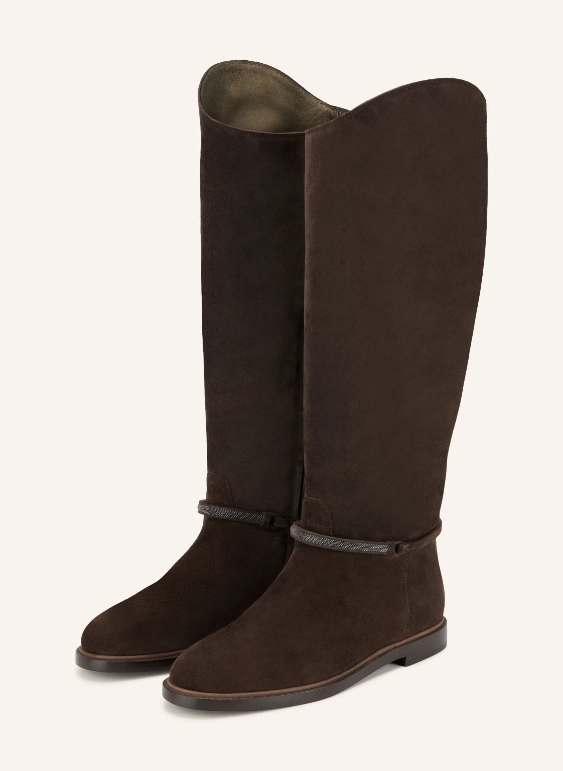 BRUNELLO CUCINELLI Stiefel mit Schmucksteinen