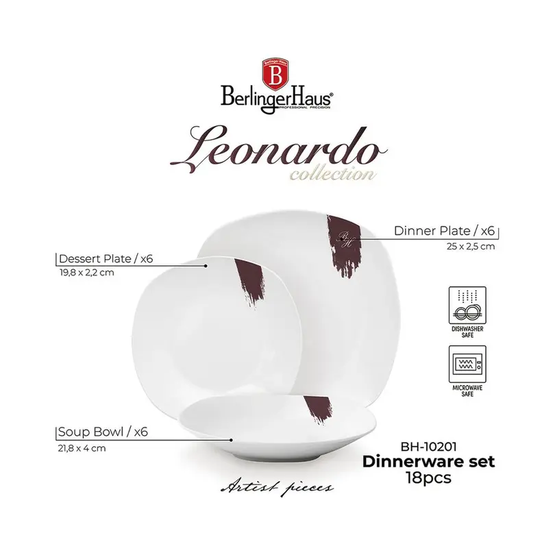 Geschirrset 18-teilig Leonardo Collection