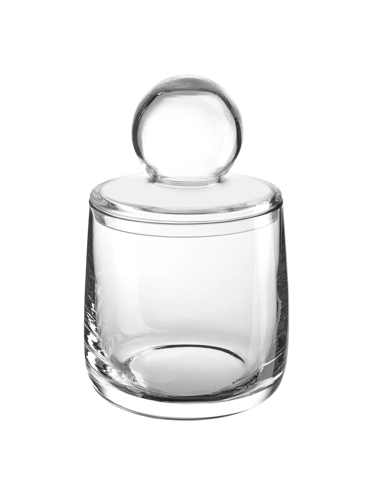 dose mit deckel, clear