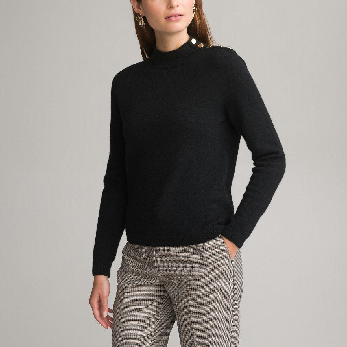 Pull en laine mélangé, fabriqué en France