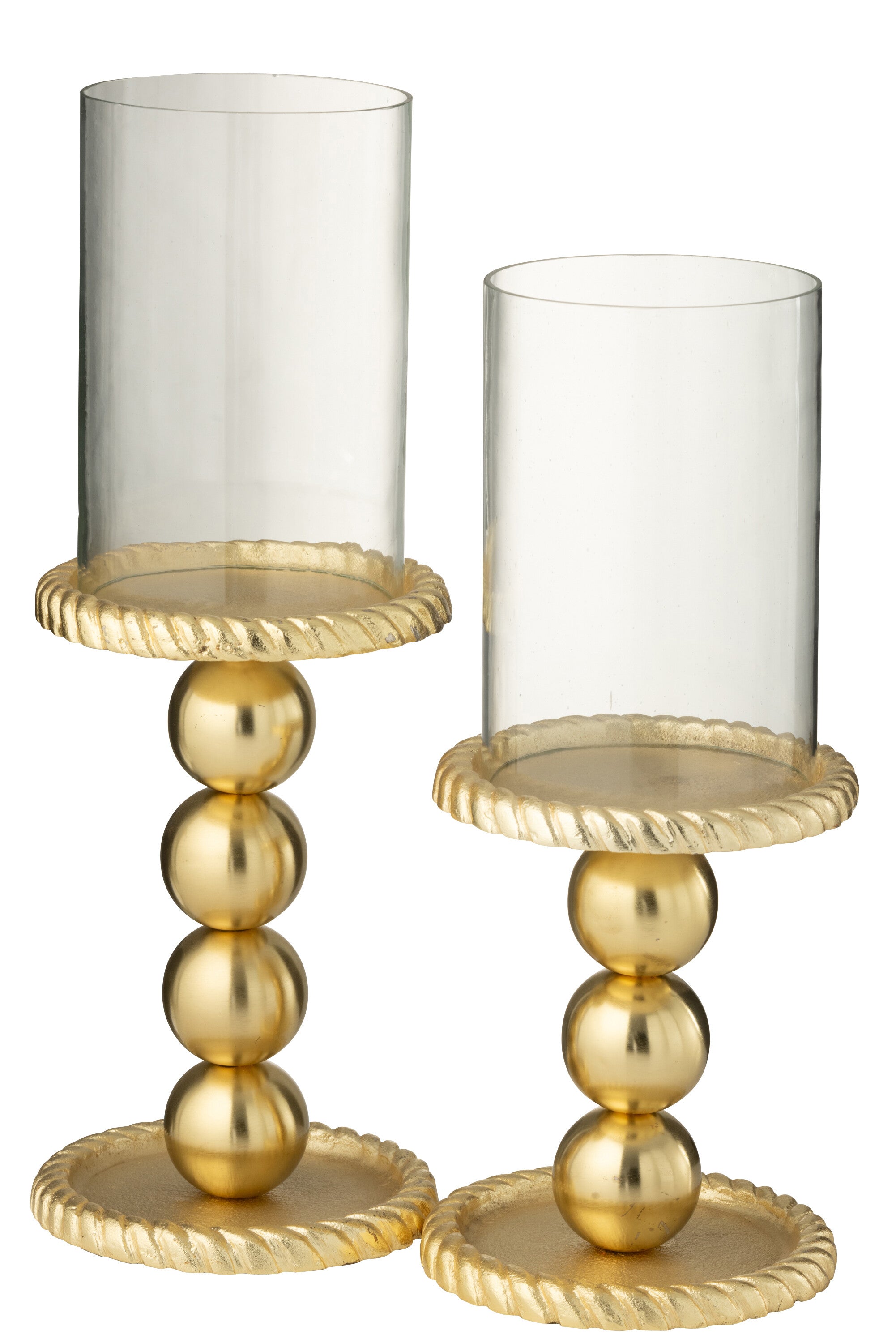 J-Line kandelaar - aluminium - goud - large