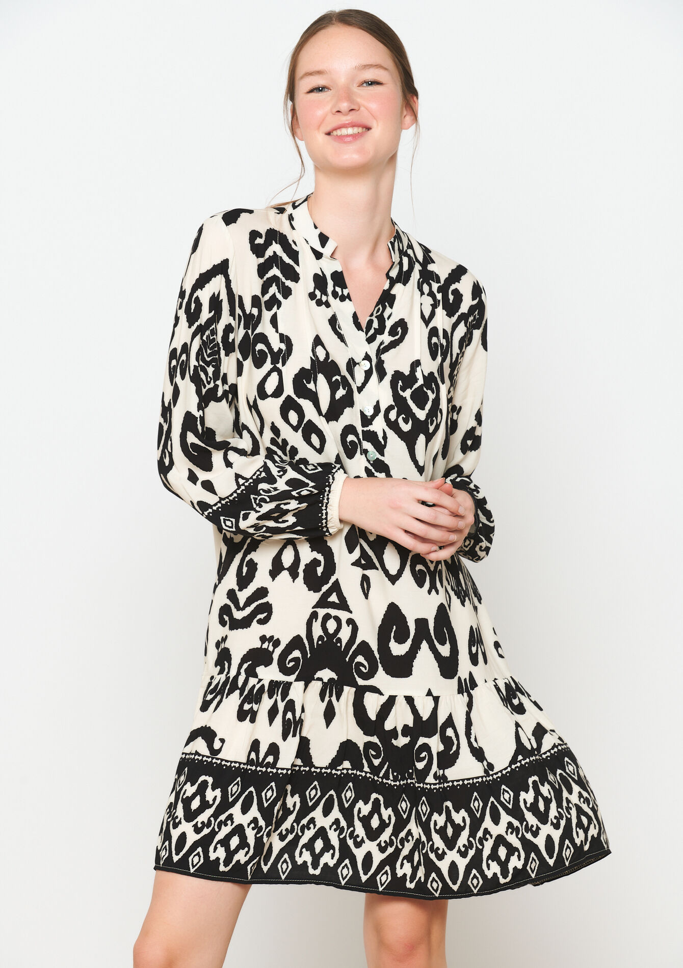 A-lijn jurk met print