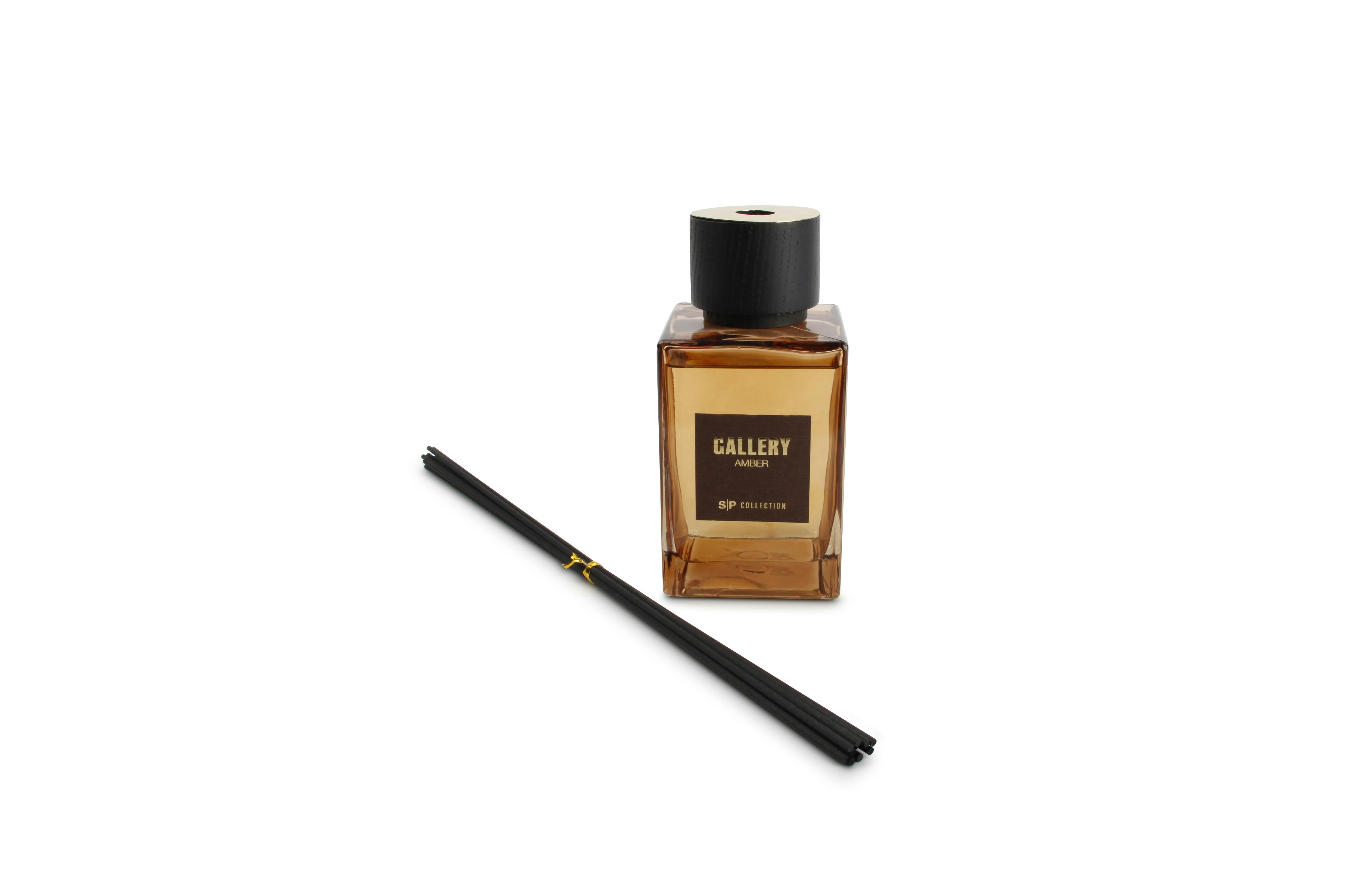 GALLERY - Diffuseur à batônnets en verre ambre 500ml