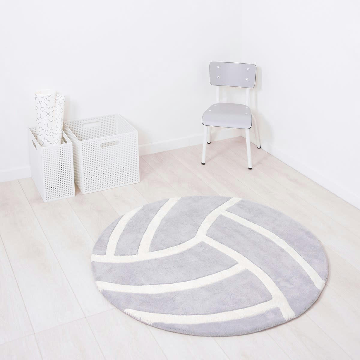 PLAY - Tapis ballon en Coton Gris