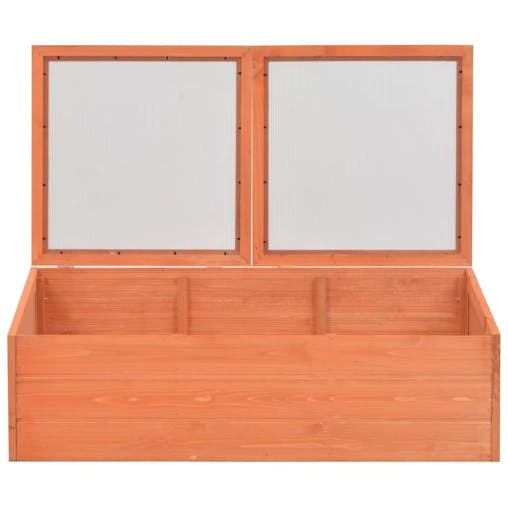NNEVL Greenhouse Wood 100x50x34 cm