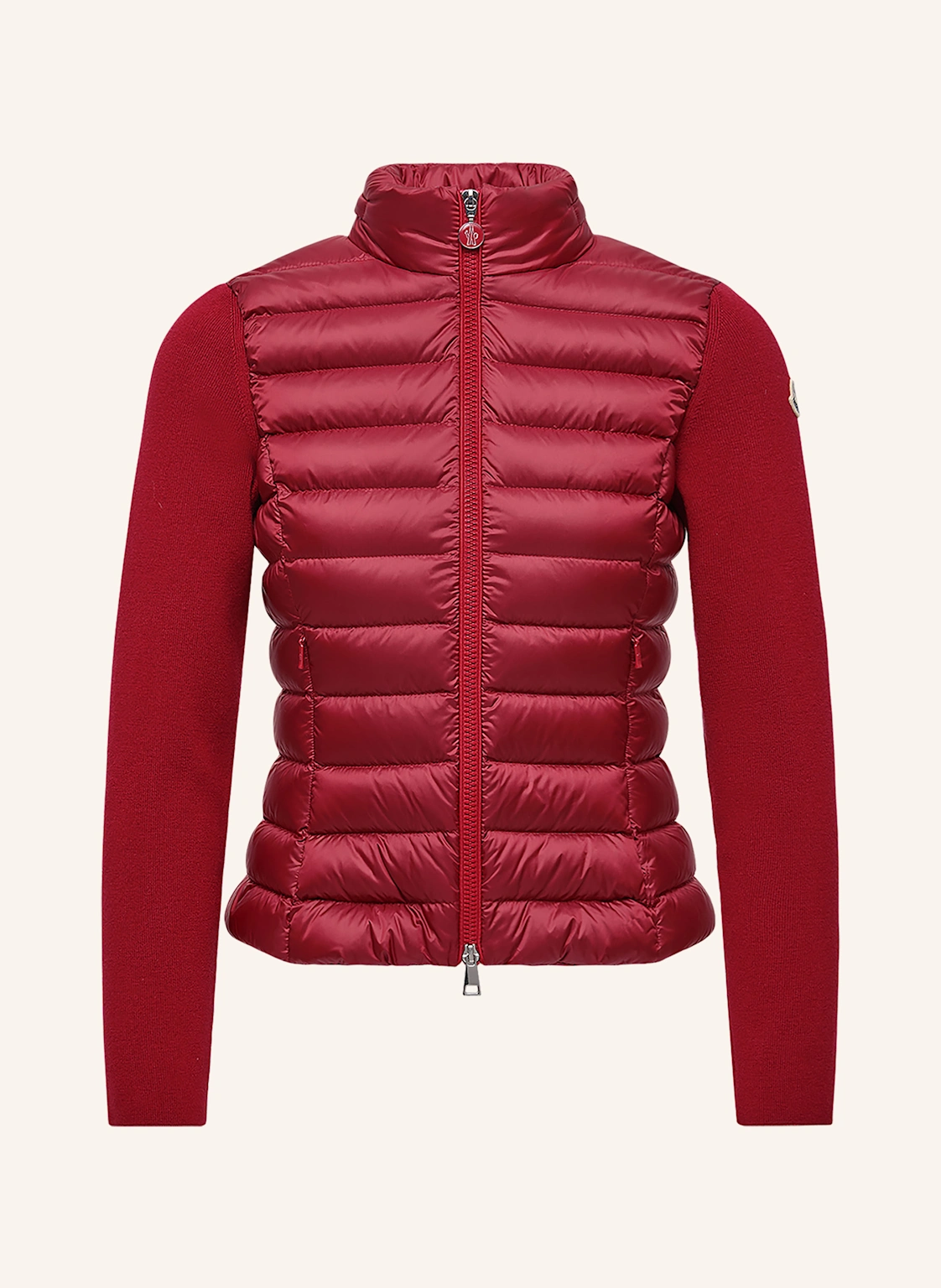 MONCLER Daunenjacke TRICOT im Materialmix
