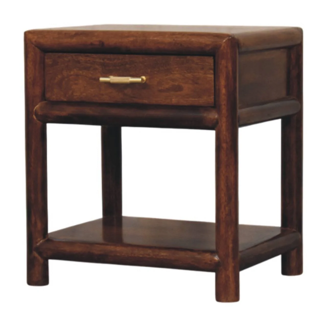 Artisan Furniture Solid Wood Regency Chestnut Nightstand, Brown