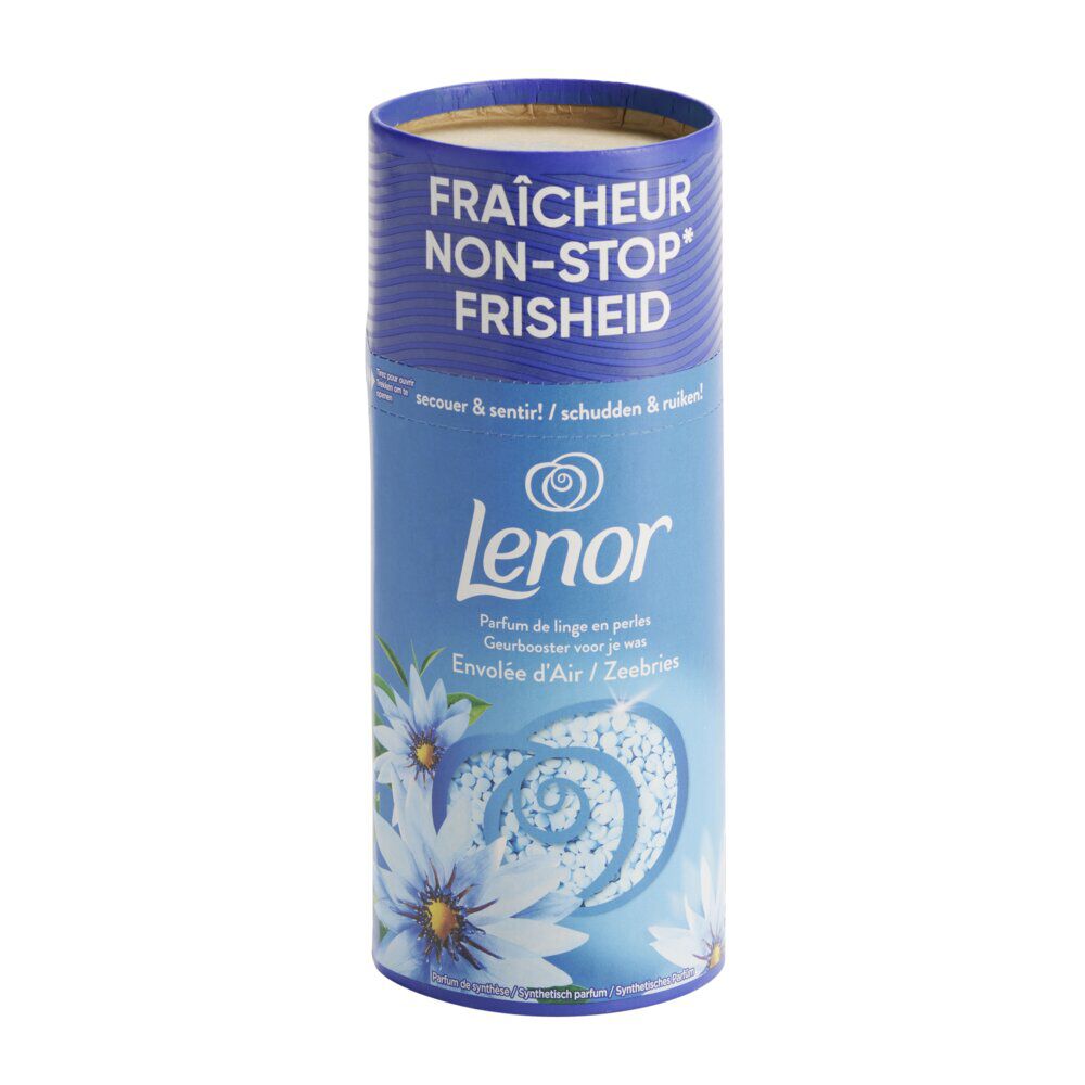 Adoucissant perles Lenor fraÎcheur non-stop parfum de linge bleu 155gr