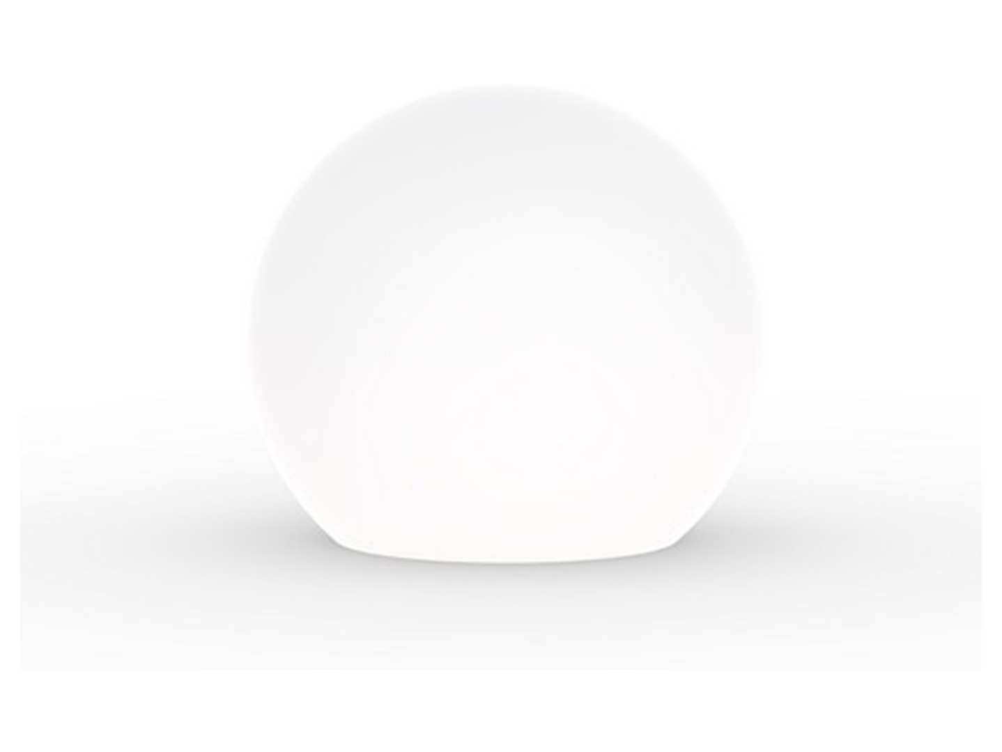 Lampa ogrodowa kula Cumulus 45 cm z tworzywa sztucznego biała