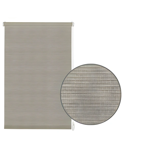 Rollo »EASYFIX«, grau-melange, polyester|papier