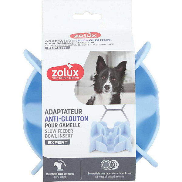 Adaptateur anti glouton en silicone Slow feeder