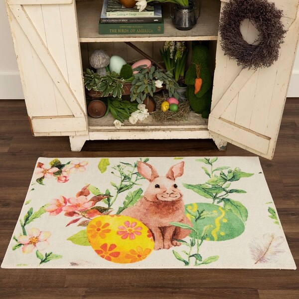 Mohawk Home Easter Egg Bunny Accent Rug