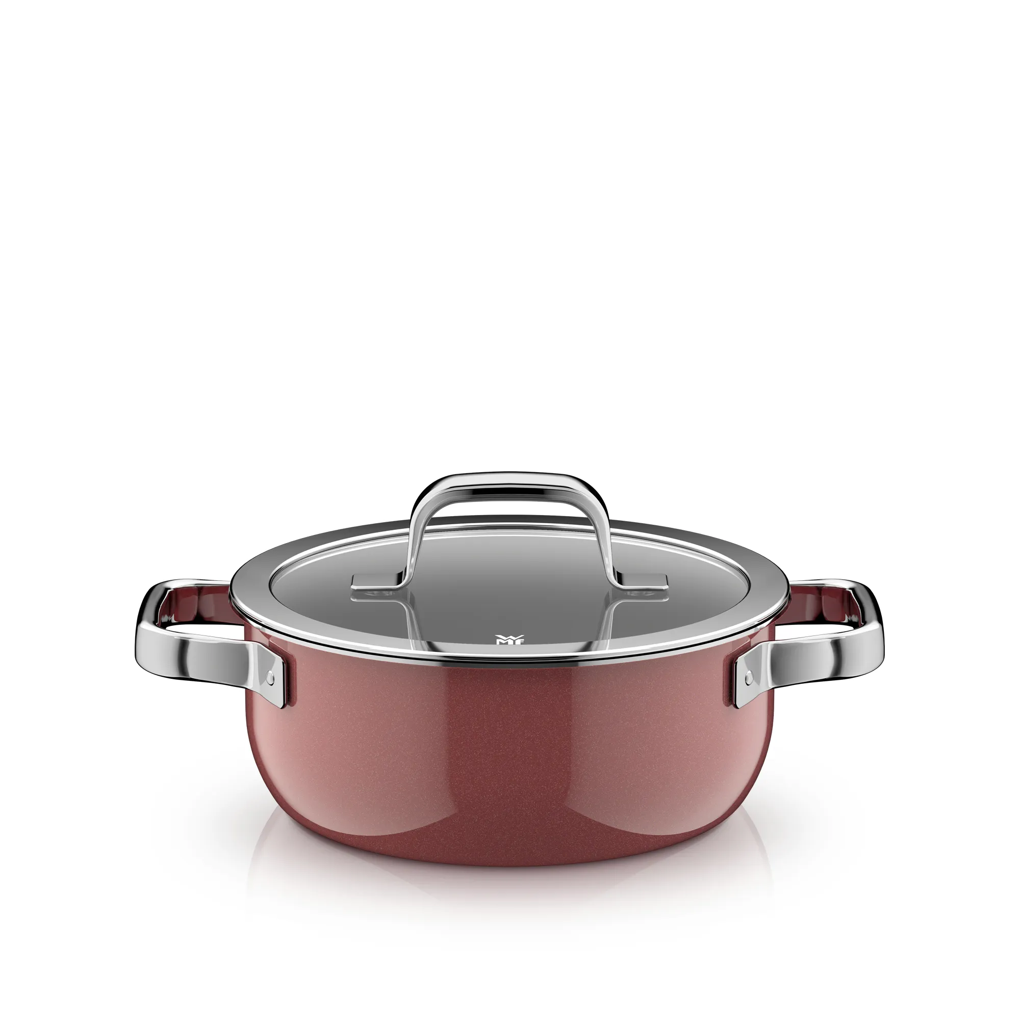 Fusiontec Mineral Pro, Braising Pan With Lid, 20 cm, Rose Quartz