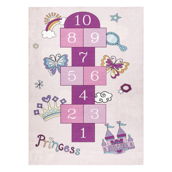 Dywan do prania BAMBINO 2285 Klasy, cyfry dla dzieci, 120x170 cm