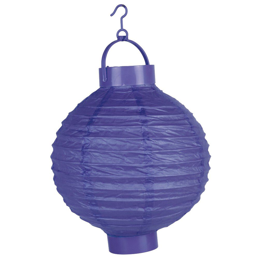 Lanterne lumineuse à suspendre ronde en papier Ø20 cm