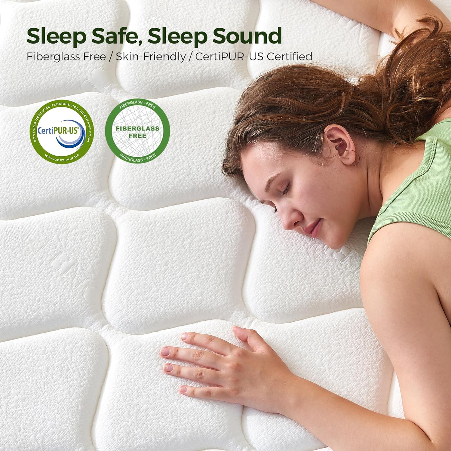 14 Inch Queen Mattress in a Box: Hybrid Medium Firm Queen Size Mattresses for Pain Relief, Memory Foam Queen Bed Mattress with Pocket Springs for Motion Isolation, Back & Side Sleepers, CertiPUR-US
