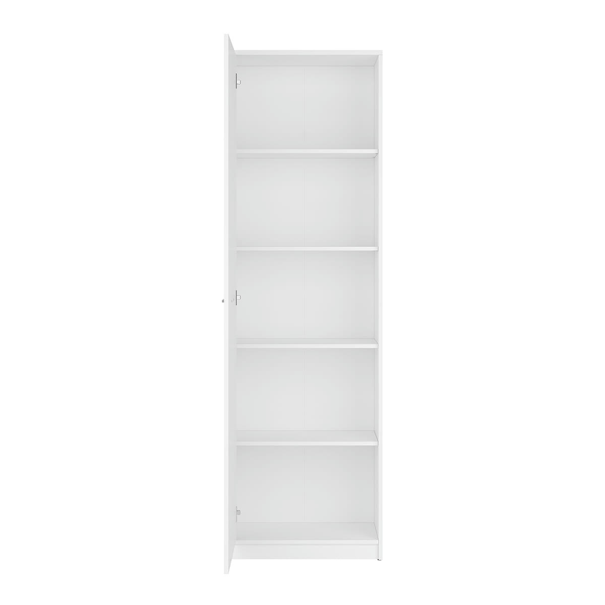 - Armoire colonne 1 porte stratifiés blanc